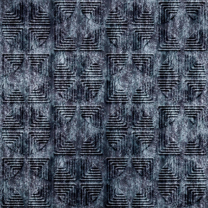 Thunder Black Self Adhesive Panels Quarter Circle Design
