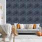 Thunder Black Self Adhesive Panels Stripe Design