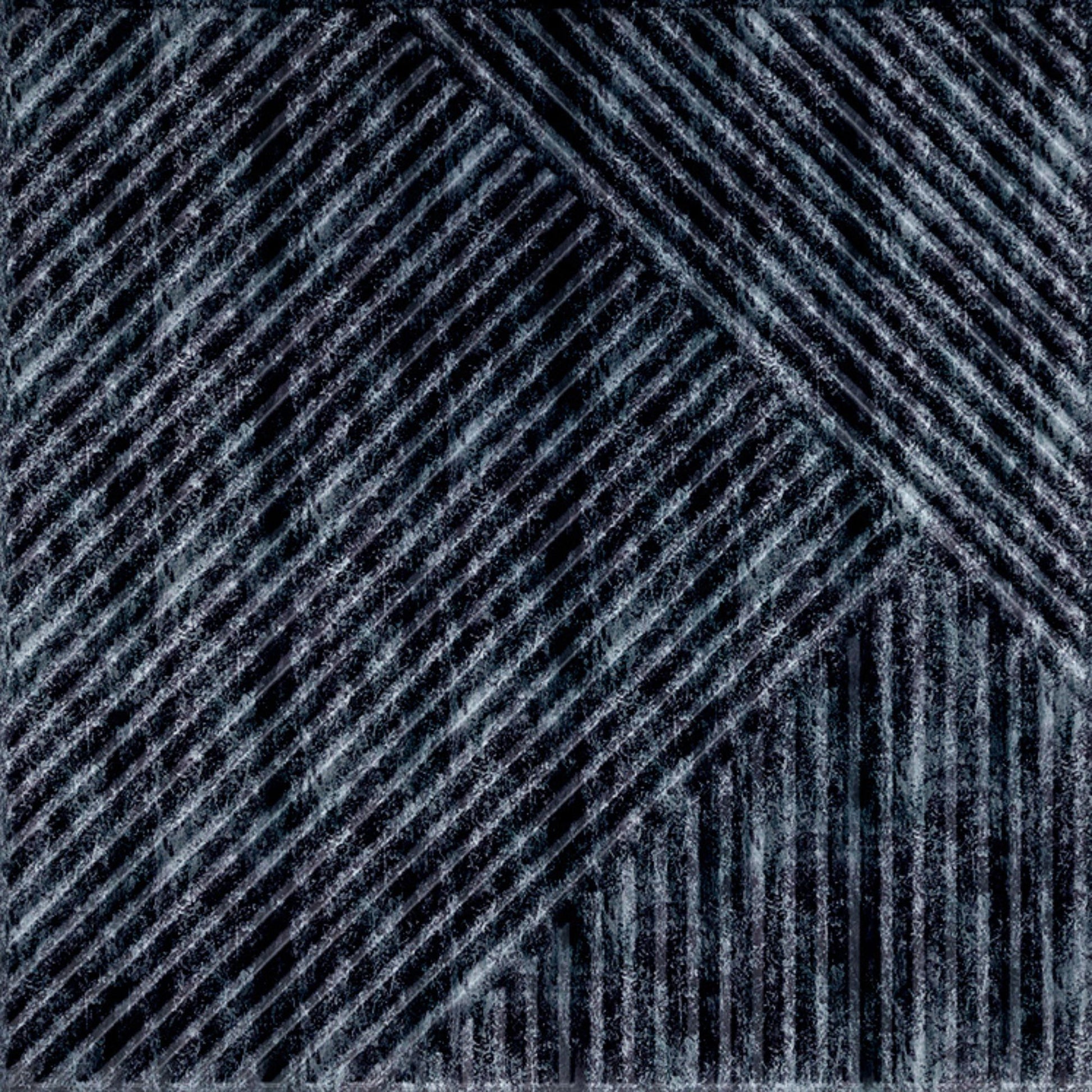 Thunder Black Self Adhesive Panels Stripe Design