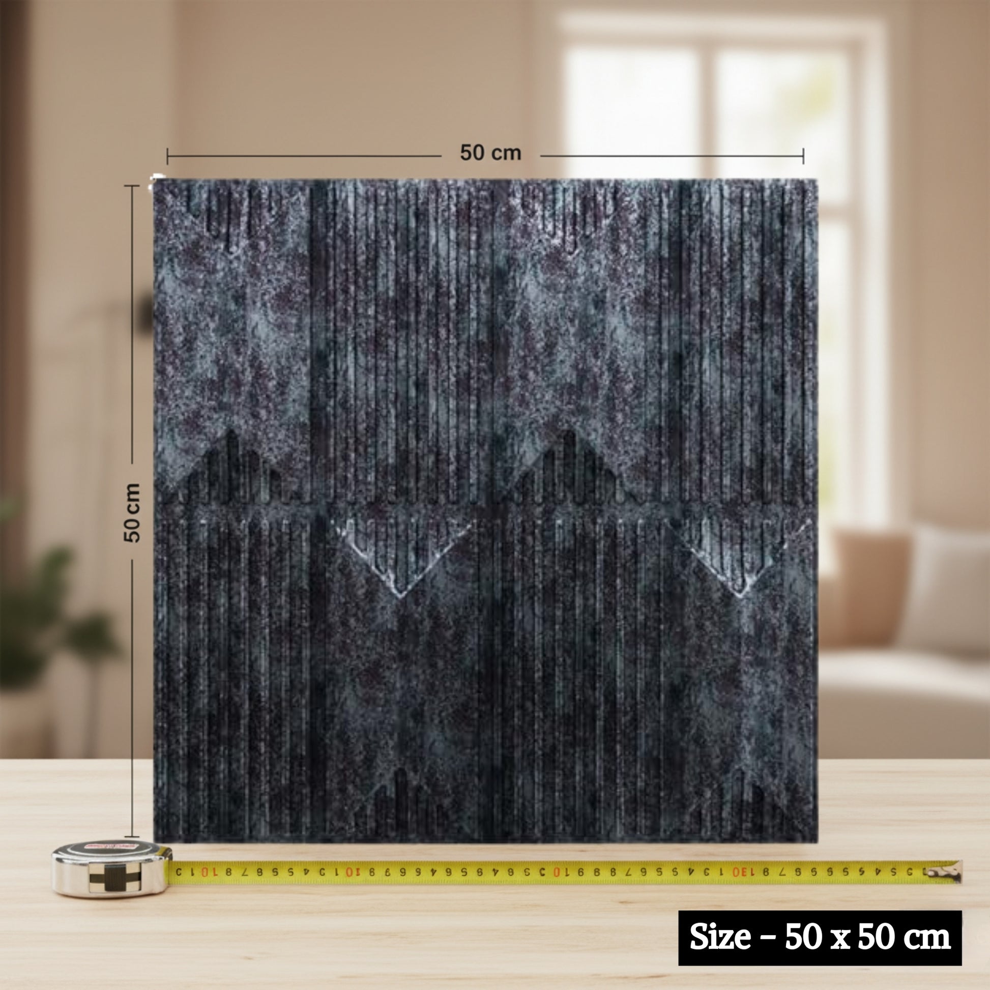 Thunder Black 3D Wall Panels Artisan Design