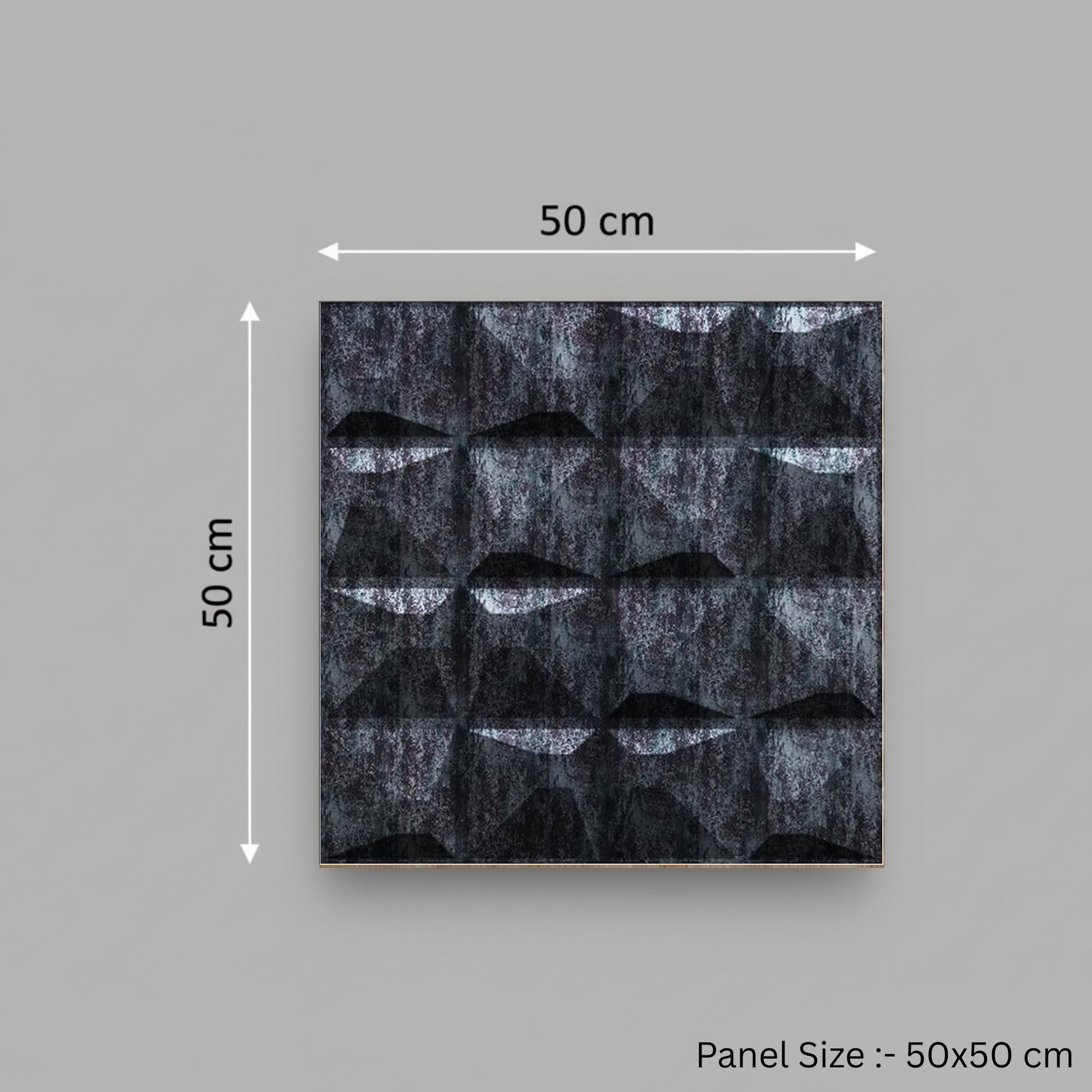 Thunder Black 3D Wall Panels Pixel Design