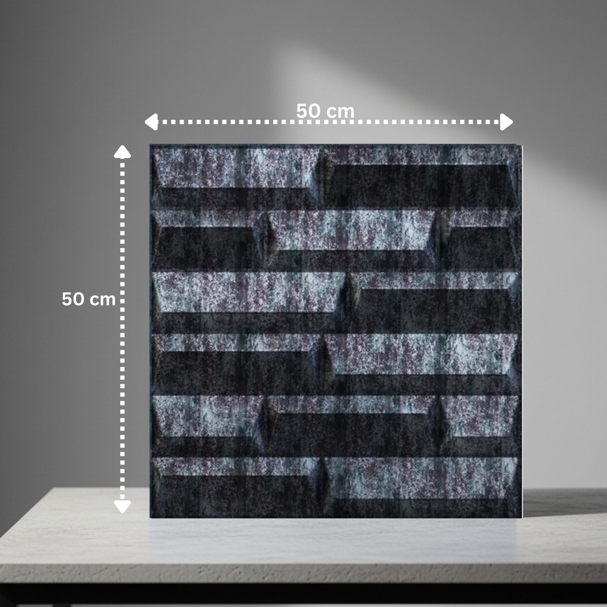 Thunder Black 3D Wall Panels Vault Design