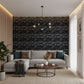 Thunder Black Alps Design 3D Wall Panel Wall