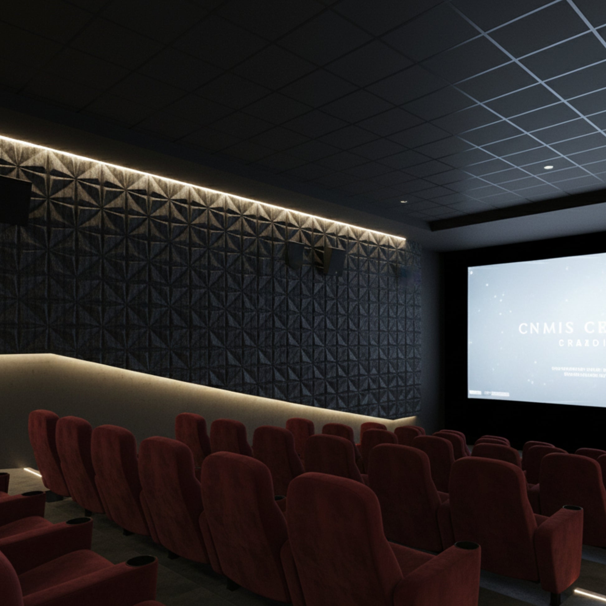Thunder Black Bloom Design 3D Wall Panel View-1