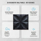 Thunder Black 3D Wall Panels Butterfly Design