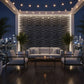 Thunder Black 3D Wall Panels Dune Design