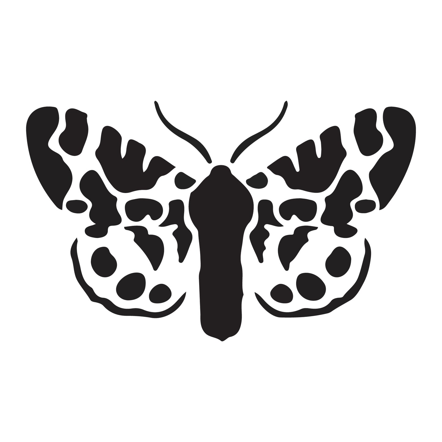Wildlife Moth Design Stencil for Wall Painting (KDMD1505)