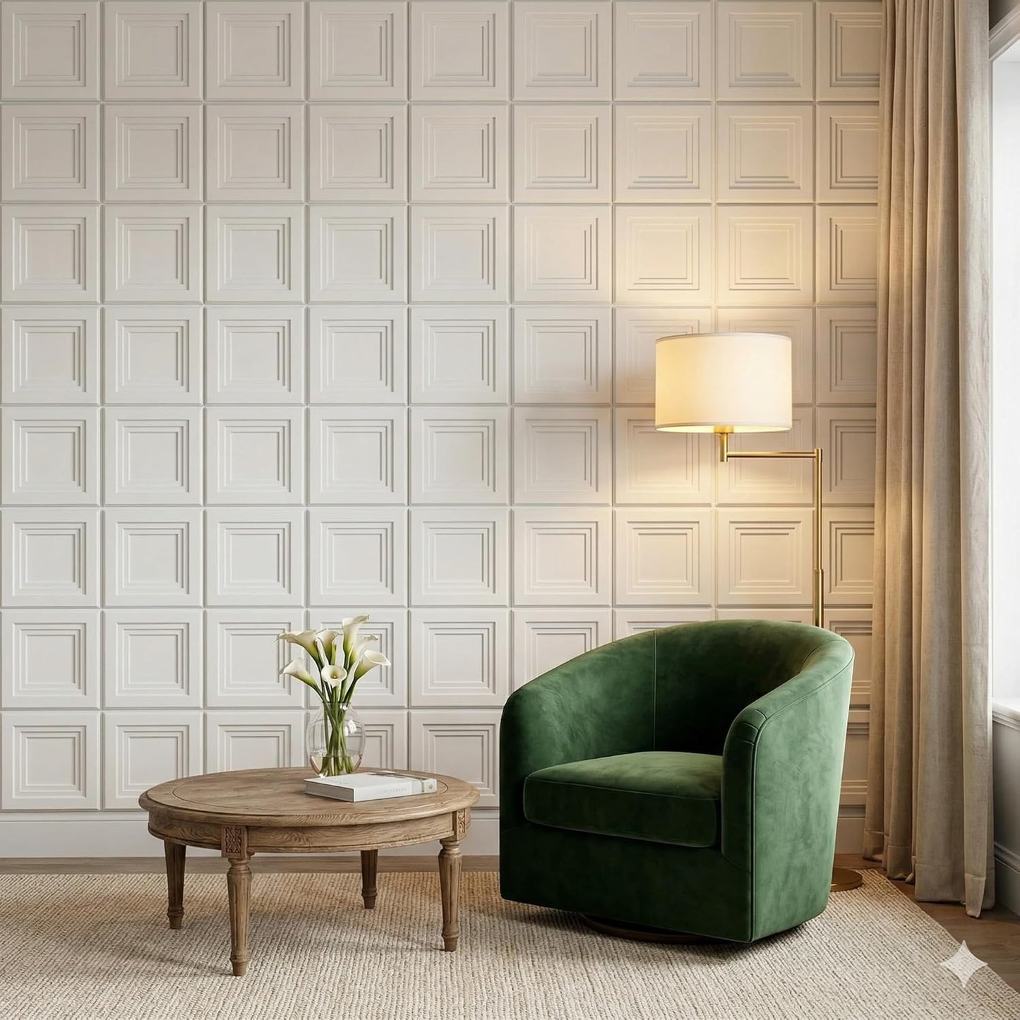3d pvc wall panels self adhesive