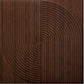 Walnut Wood Self Adhesive Panels Circle Design