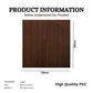 Walnut Wood Self Adhesive Panels Circle Design