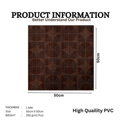 Walnut Wood Self Adhesive Panels Quarter Circle Design
