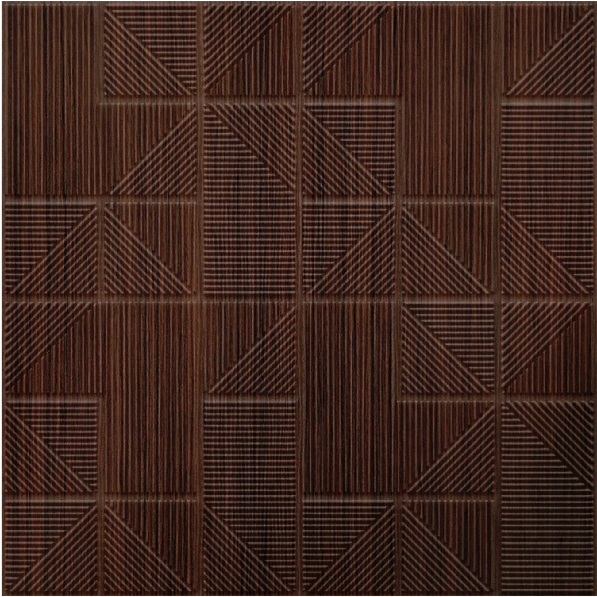 Walnut Wood Self Adhesive Panels Stripe Design