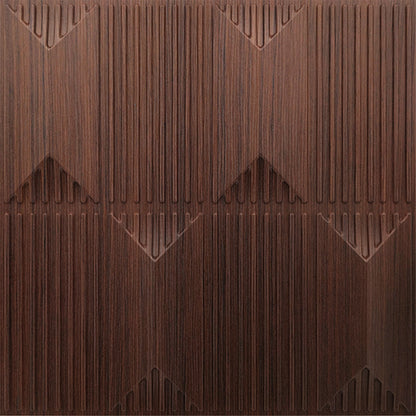 Walnut Wood 3D Wall Panels Artisan Design