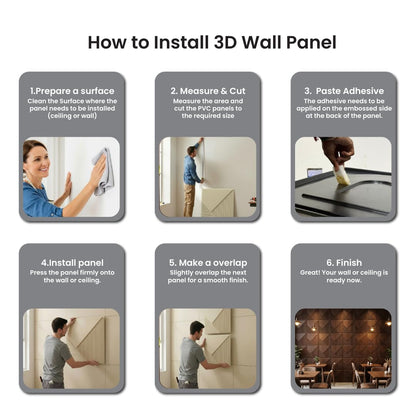 Walnut Wood 3D Wall Panels Fluted Design
