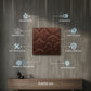 Walnut Wood 3D Wall Panels Luna Design