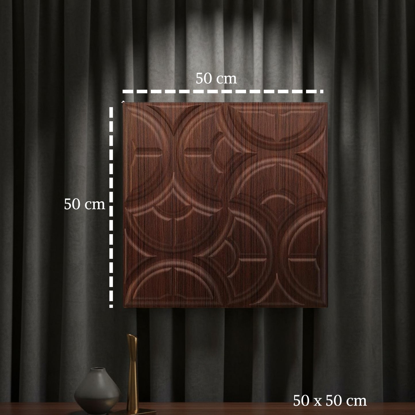 Walnut Wood 3D Wall Panels Luna Design