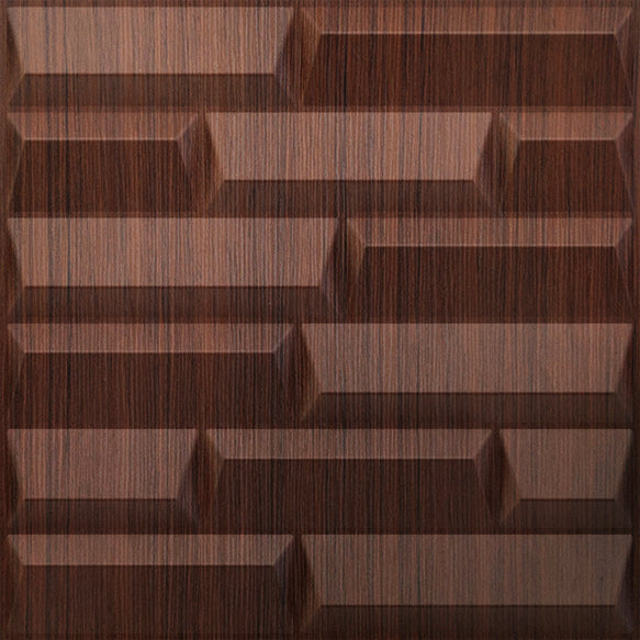 Walnut Wood 3D Wall Panels Vault Design