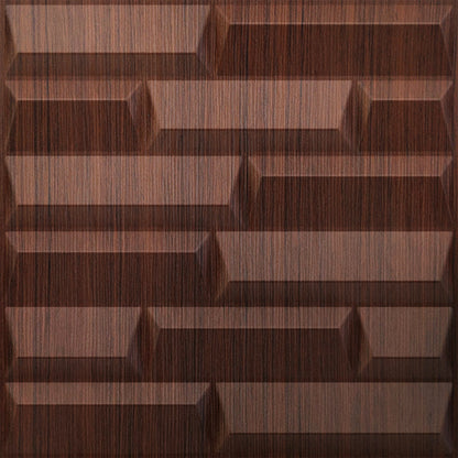Walnut Wood 3D Wall Panels Vault Design