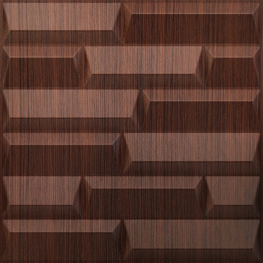 Walnut Wood 3D Wall Panels Vault Design