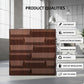 Walnut Wood 3D Wall Panels Vault Design