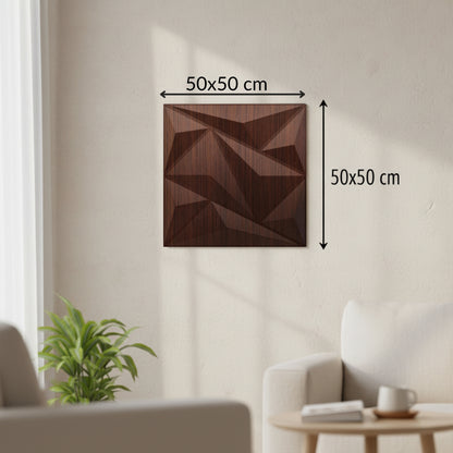 Walnut Wood 3D Wall Panels Alps Design-4