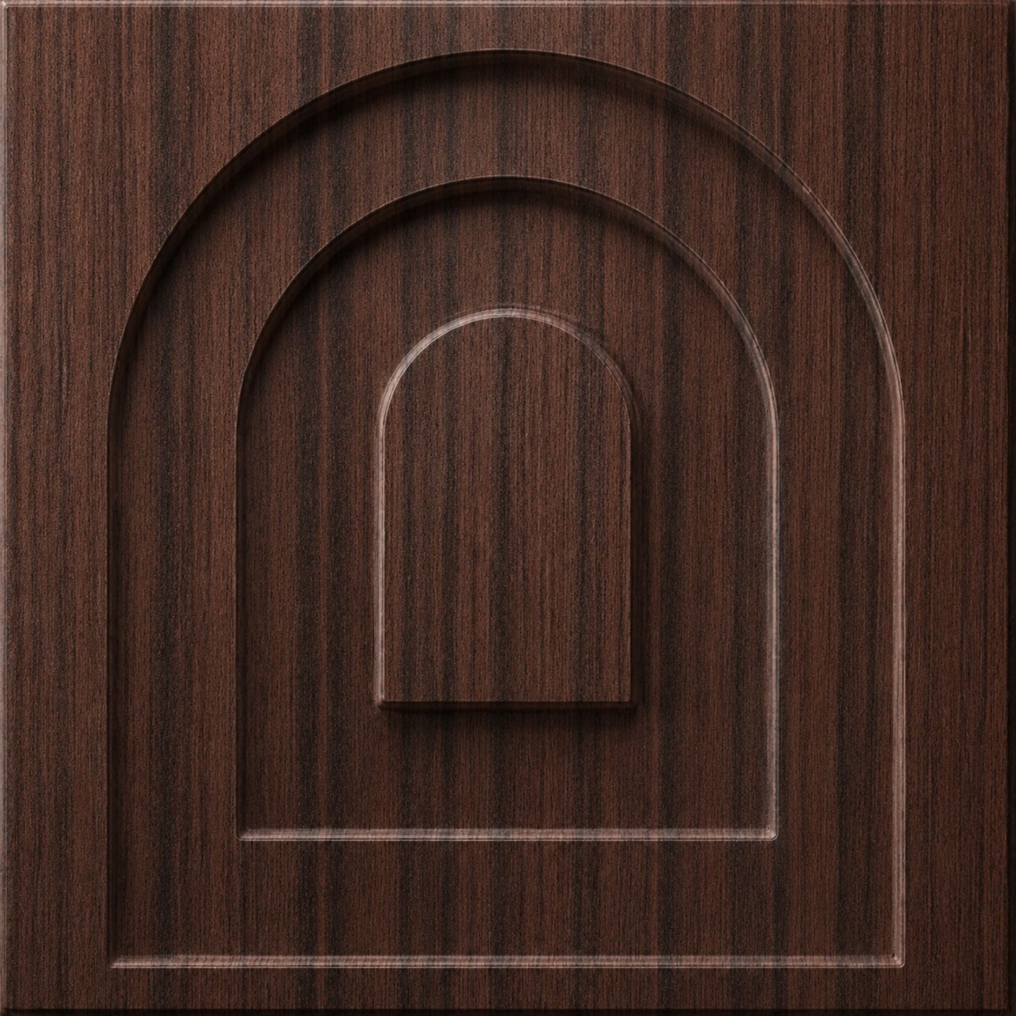 Walnut Wood Archi Design 3D Wall Panel