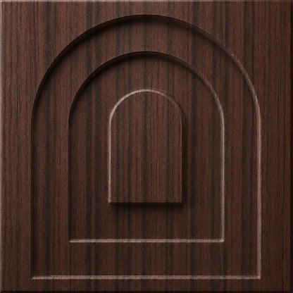 Walnut Wood Archi Design 3D Wall Panel