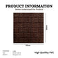 Walnut Wood Self Adhesive 3D Panels Brick Design