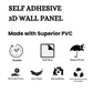 Walnut Wood Self Adhesive Panels Line Abstract Design