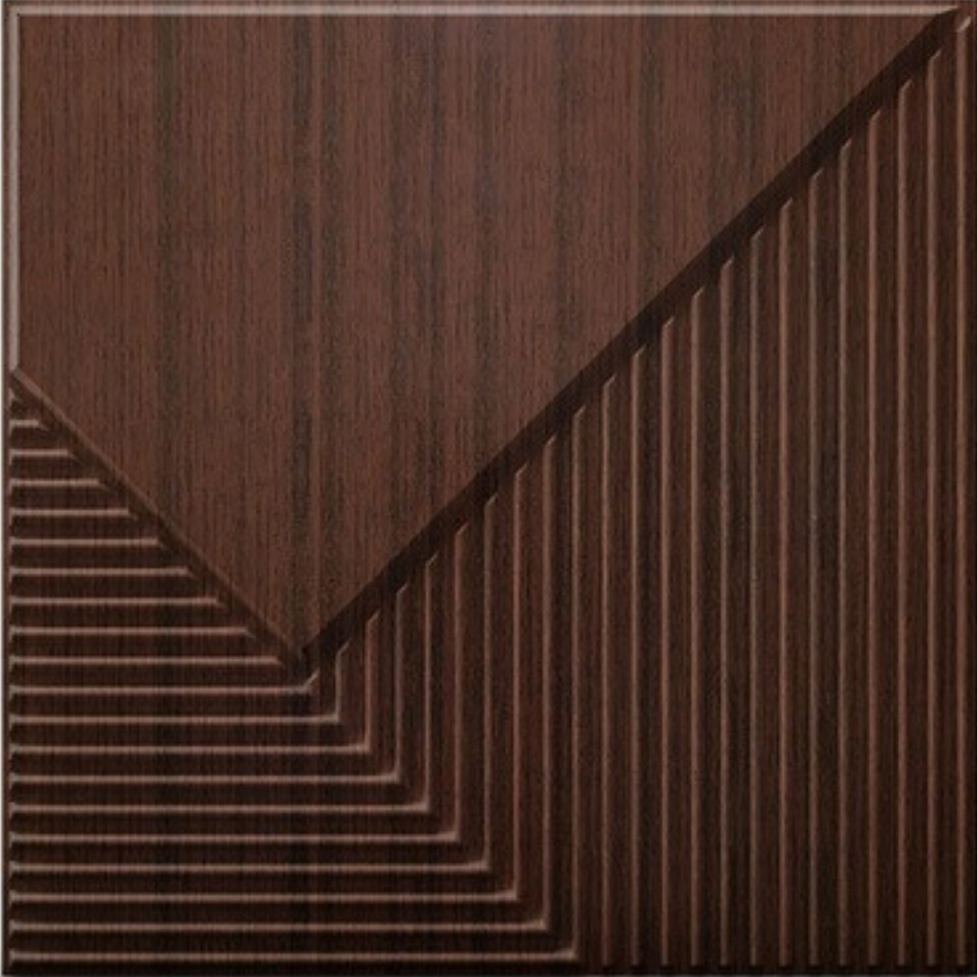 Walnut Wood Plaina Design 3D Wall Panel