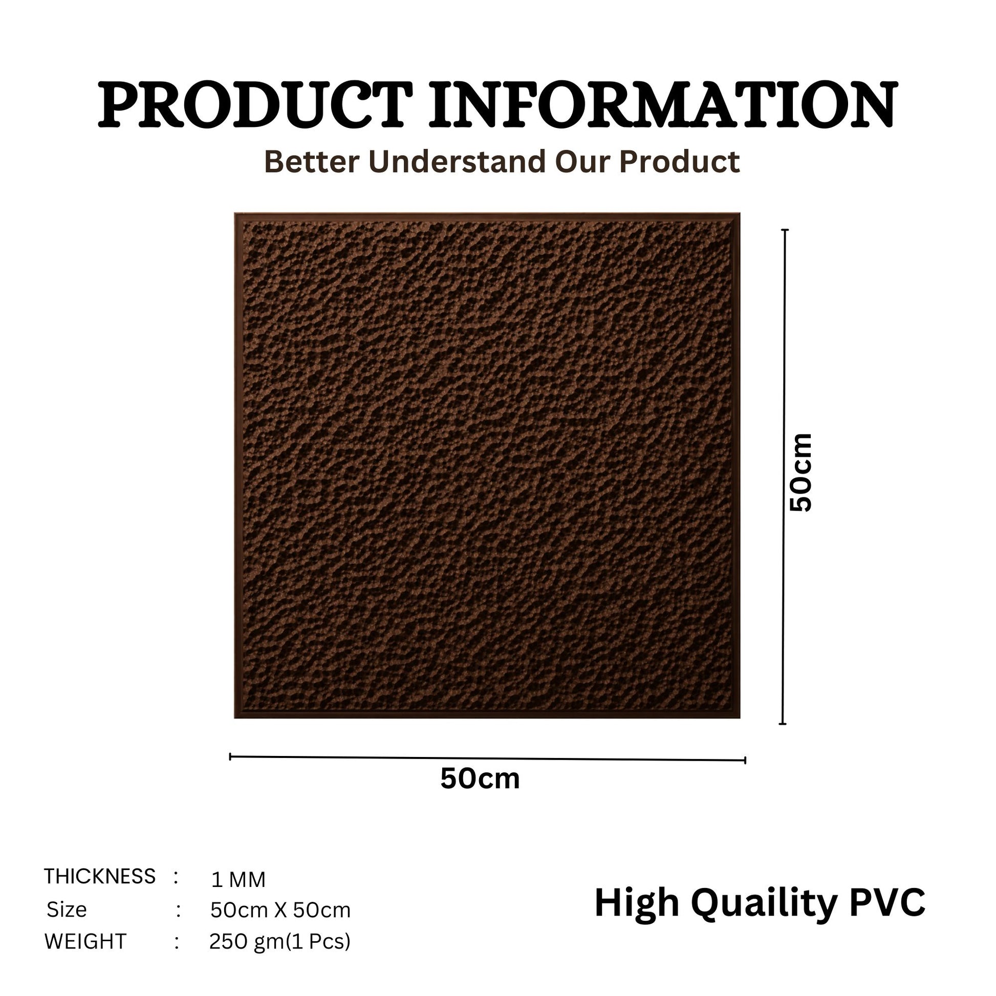 Walnut Wood Self Adhesive PVC wall Panels Textured Design
