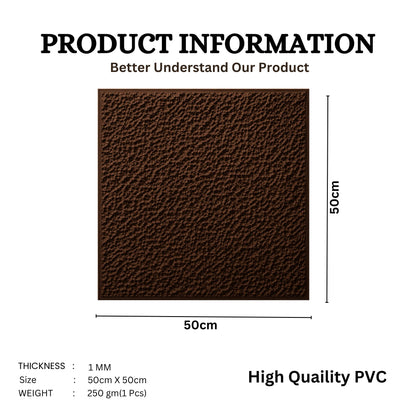 Walnut Wood Self Adhesive PVC wall Panels Textured Design
