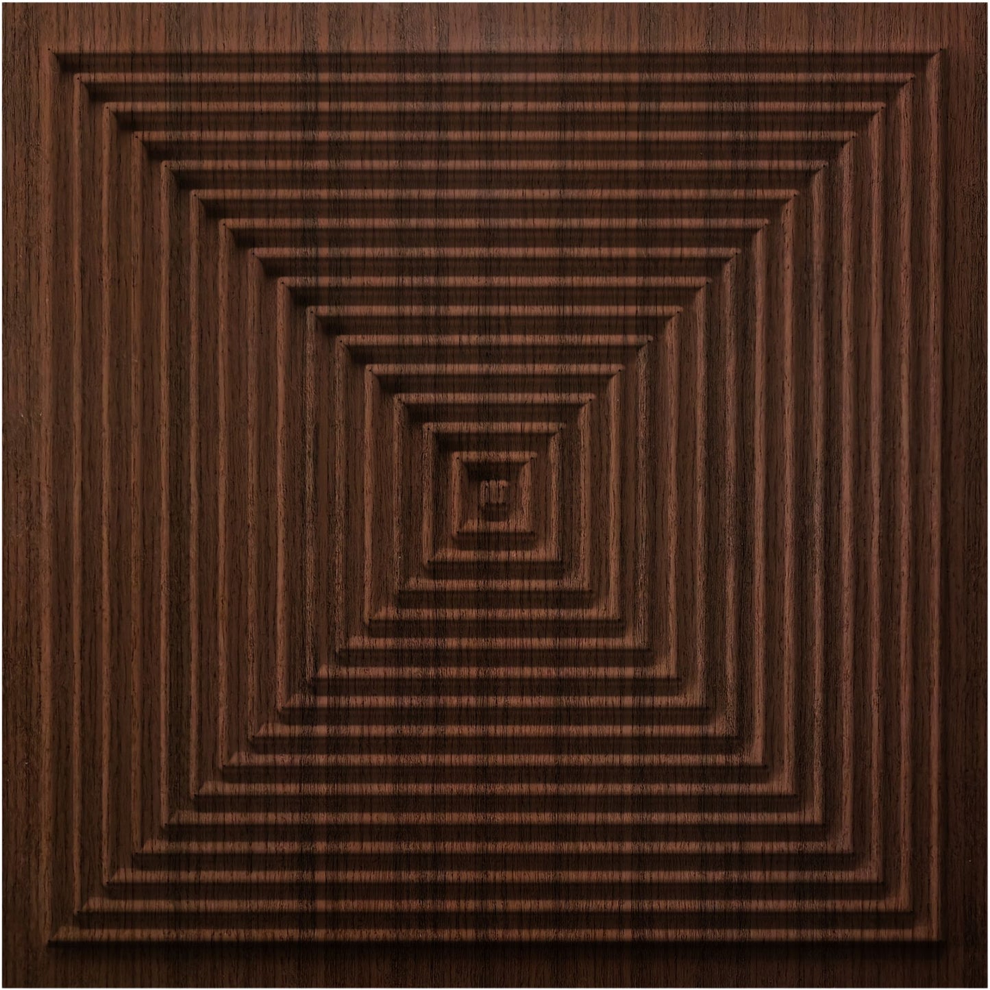 Walnut Wood Self Adhesive Panels Square Design TP112