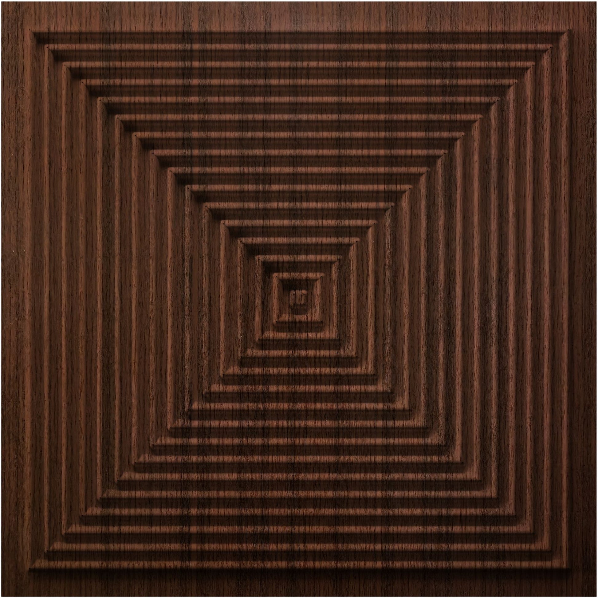 Walnut Wood Self Adhesive Panels Square Design TP112