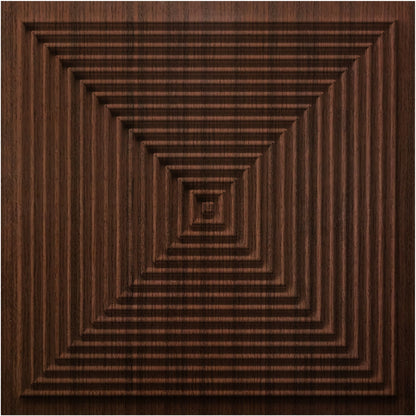 Walnut Wood Self Adhesive Panels Square Design TP112