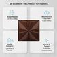 Walnut Wood 3D Wall Panels Bloom Design
