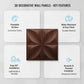 Walnut Wood 3D Wall Panels Butterfly Design