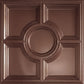 Modern PVC False Ceiling - 60x60 cm Medallion Design White