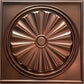 Modern PVC False Ceiling - 60x60 cm Square Design Champagne Gold