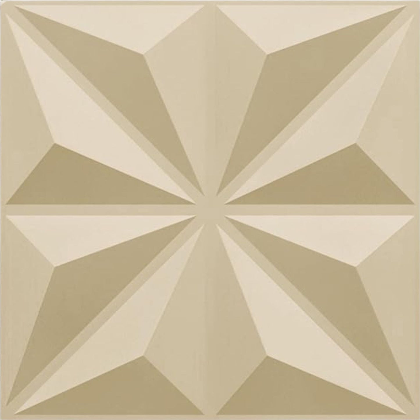 White Tail Crystal  Design 3D Wall Panel Front View