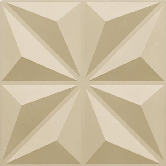 White Tail Crystal  Design 3D Wall Panel Front View