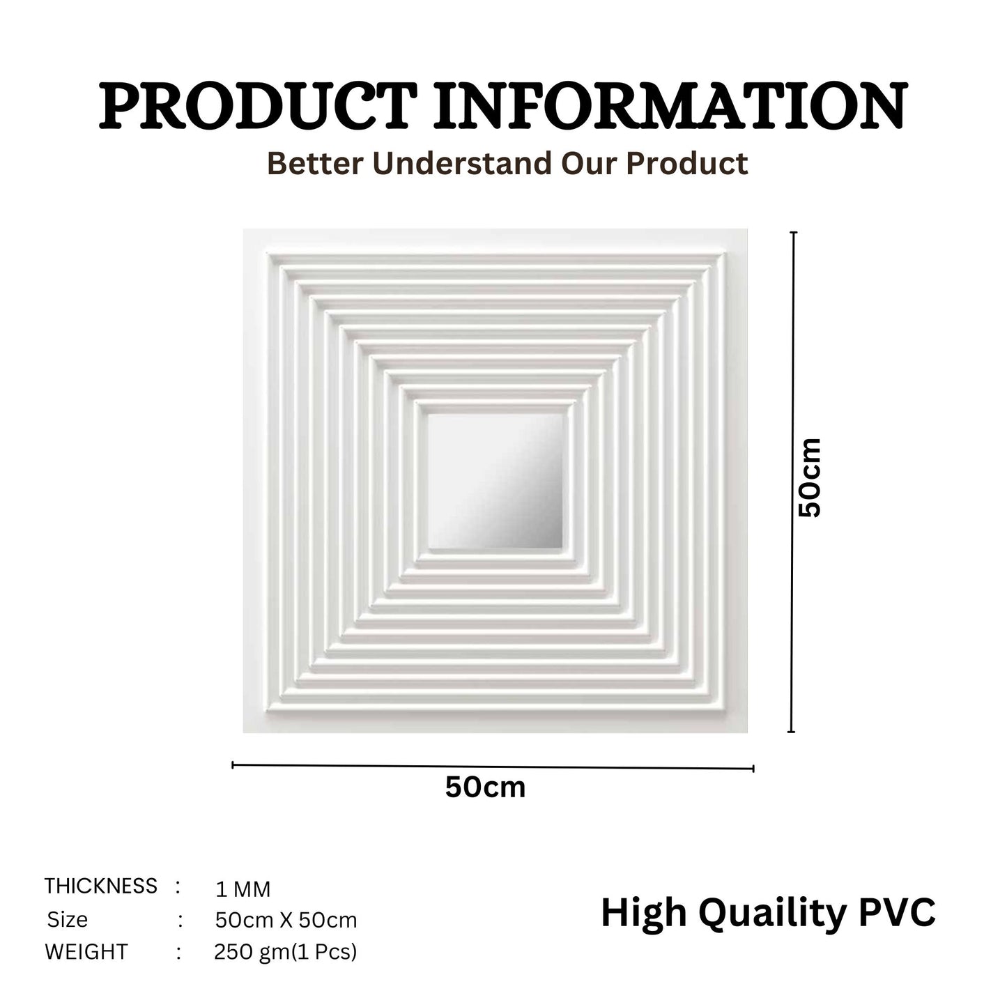 White - Silver Self Adhesive Panels Line Design
