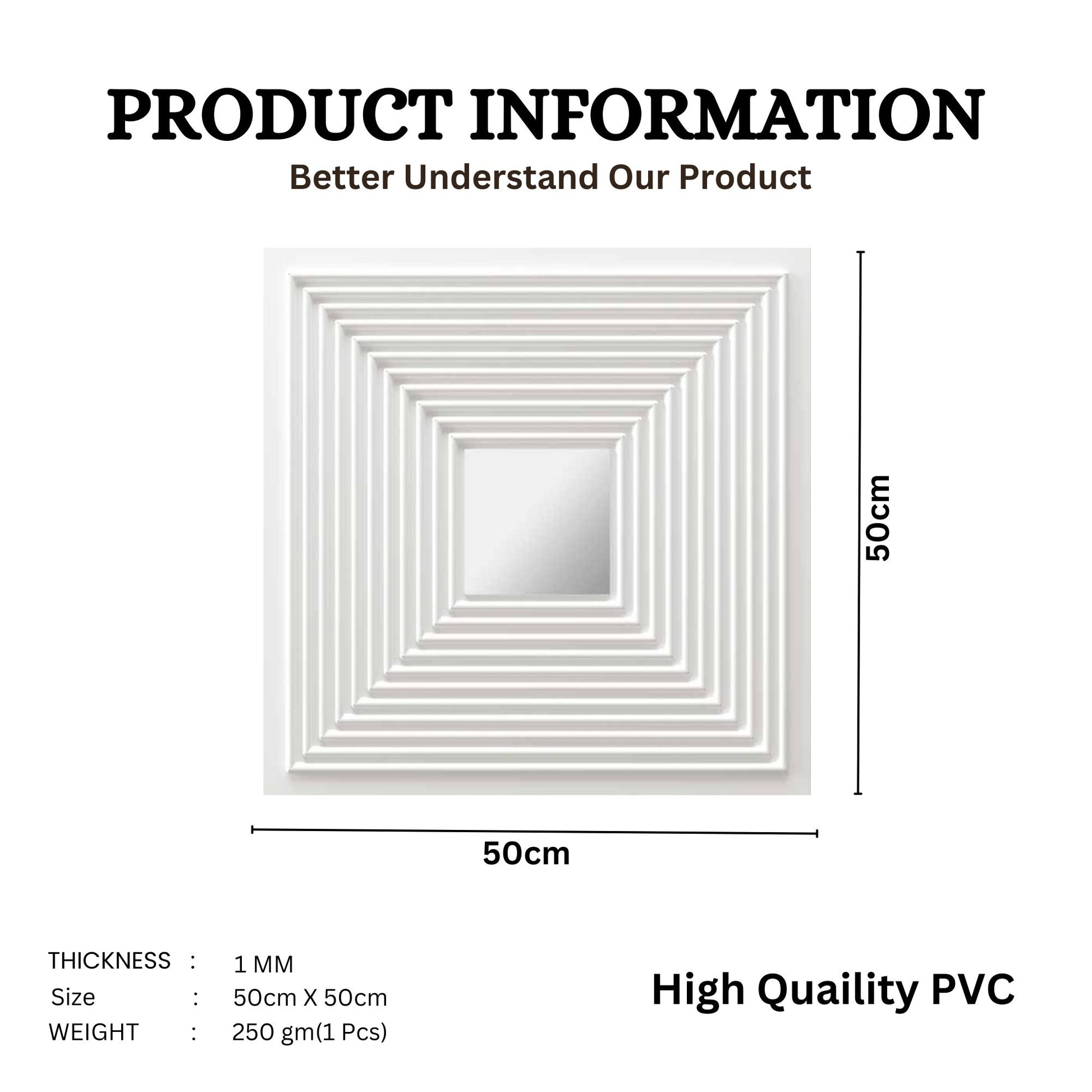White - Silver Self Adhesive Panels Line Design