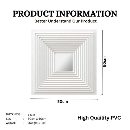 White - Silver Self Adhesive Panels Line Design