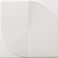 White Self Adhesive Panels Circle Design