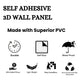 Gray Marble Self Adhesive Panels Damask Design
