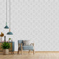White Self Adhesive Wall Panels Flower Design