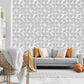 3D Self Adhesive Wall Panel Quarter Circle Design- 50x50cm