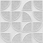 3D Self Adhesive Wall Panel Quarter Circle Design- 50x50cm