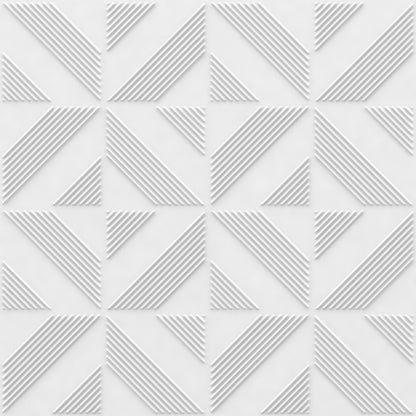 White Self Adhesive Panels triangle Design